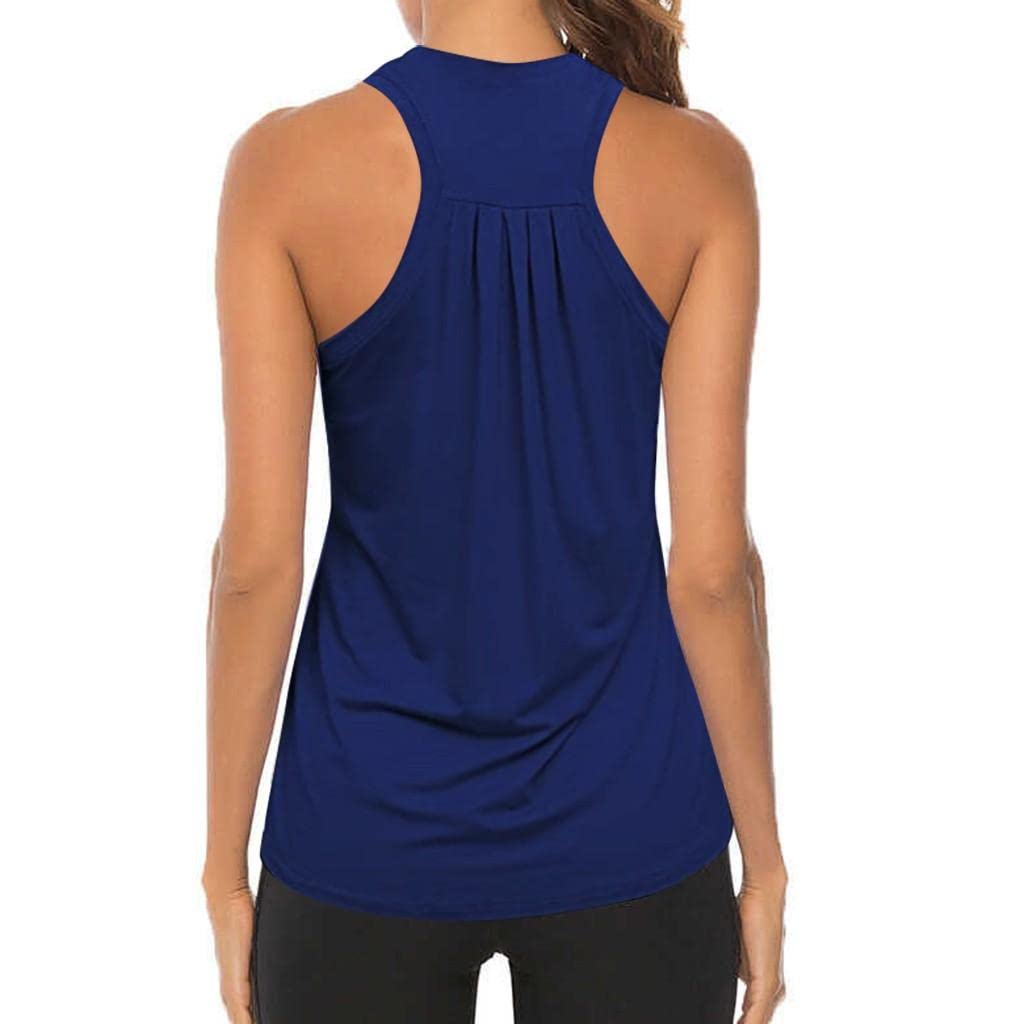 Trendy Women's Mesh Racerback Tank Top - Breathable Workout Shirt for Yoga, Gym & Summer Activities - Perfect for Fitness, Running and Casual Wear