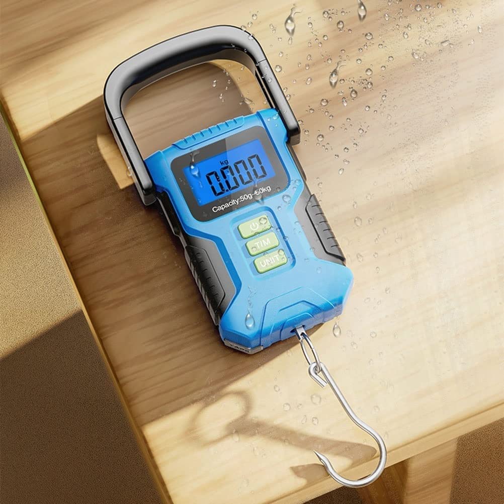 Portable Digital Luggage Scale - Accurate Hanging Baggage Scale for Travel, Hunting, Fishing & Outdoor Adventures - Perfect for Airports, Camping & Farm Use