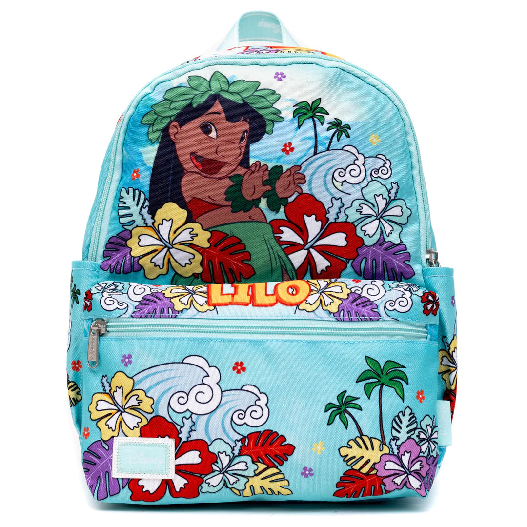 Lilo & Stitch 13 Inch Mini Backpack for Kids - Lightweight Nylon School Bag for Girls & Boys - Perfect for Disney Fans, School, Travel & Theme Parks