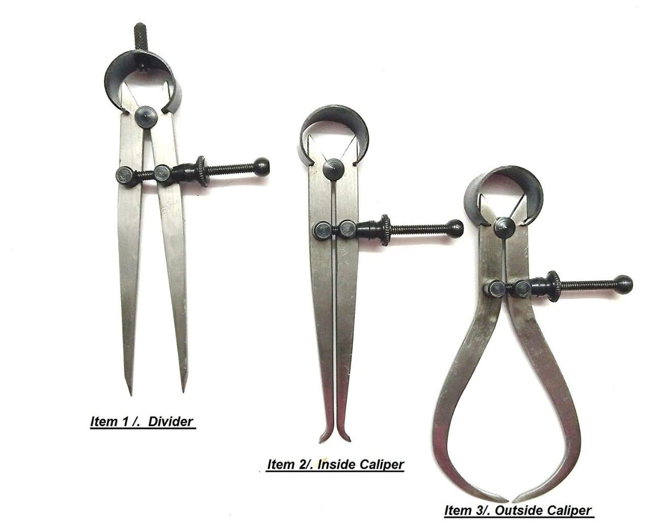 3-Piece Spring Caliper Set - 12