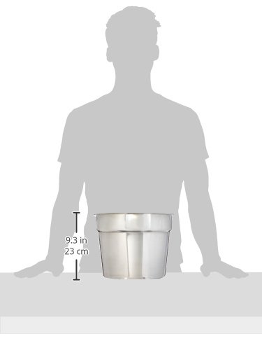 Winco 11-Quart Stainless Steel Inset Pan with Lid - Heavy Duty Commercial Cooking Pot for Restaurants, Catering & Home Kitchens - Perfect for Soups, Stews & Large Batch Cooking