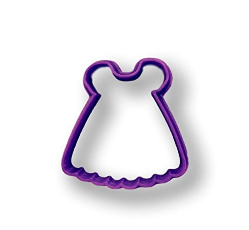 3 Inch Baby Doll Dress Cookie Cutter - Stainless Steel Baking Tool for Kids Birthday, Baby Shower & Holiday Party Decorations