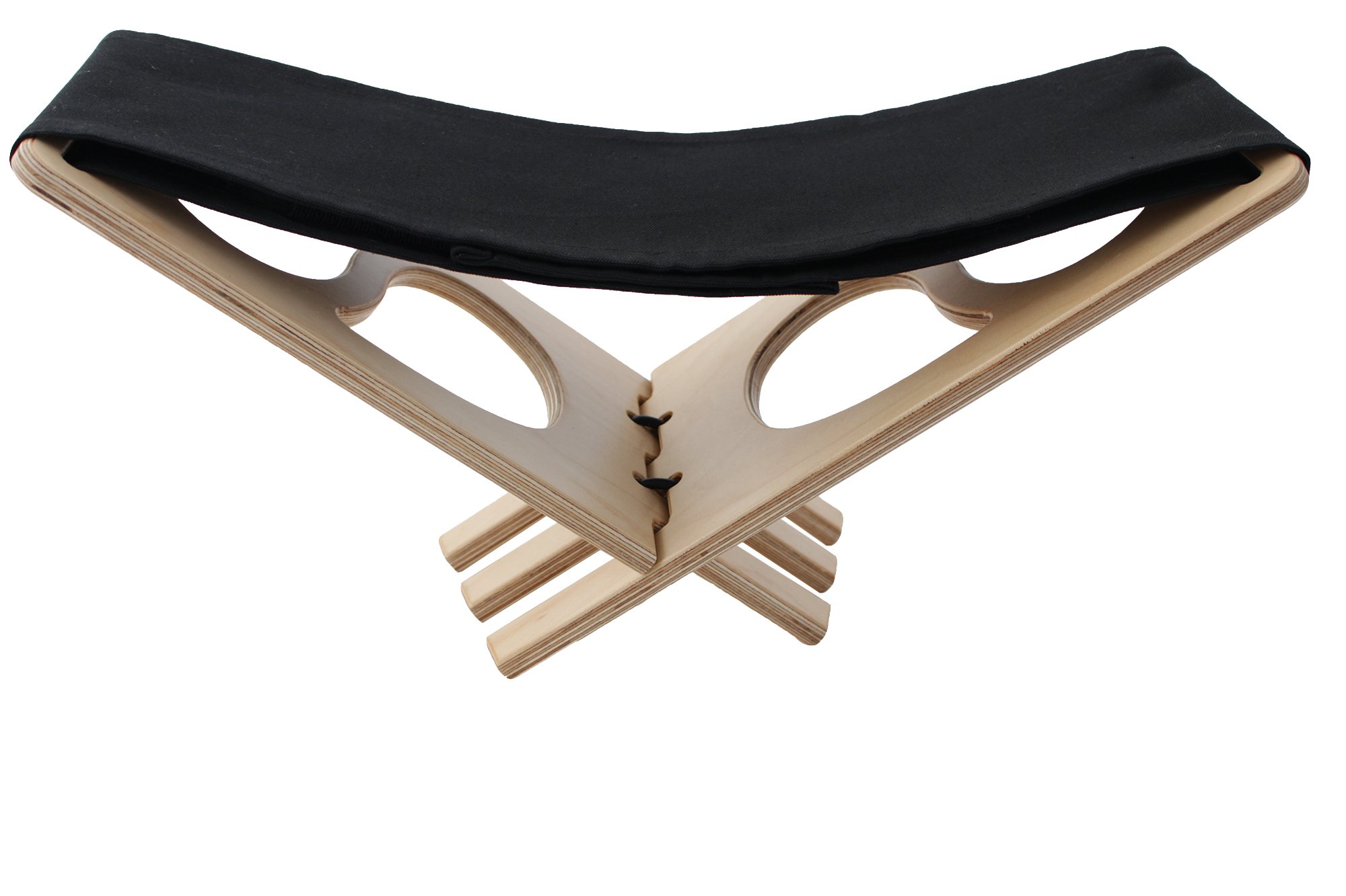 Still Sitting Nomad Meditation Bench - Large Size, Black - Portable & Ergonomic for Yoga, Zen Practice & Home Meditation