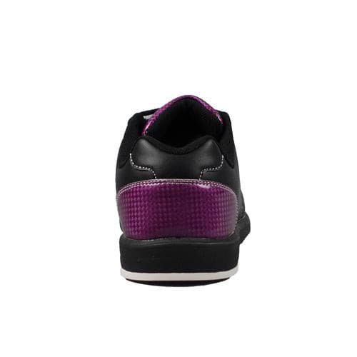 ELITE Women's Classic Purple and Black Bowling Shoes - Lightweight Comfort for League Play & Casual Bowling