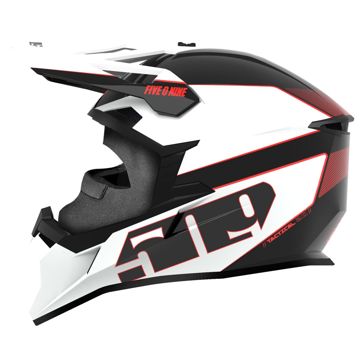 509 Tactical 2.0 Snowmobile Helmet - Gloss Racing Red - Large Size - DOT Certified for Safety - Ideal for Winter Sports, Snowmobiling & ATV Riding