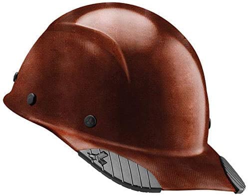 HDFC-17NG Safety Hard Hat - PRO Series DAX Fiber Resin Construction Helmet with Brim (Natural Color) for Construction, Industrial & Outdoor Work Protection