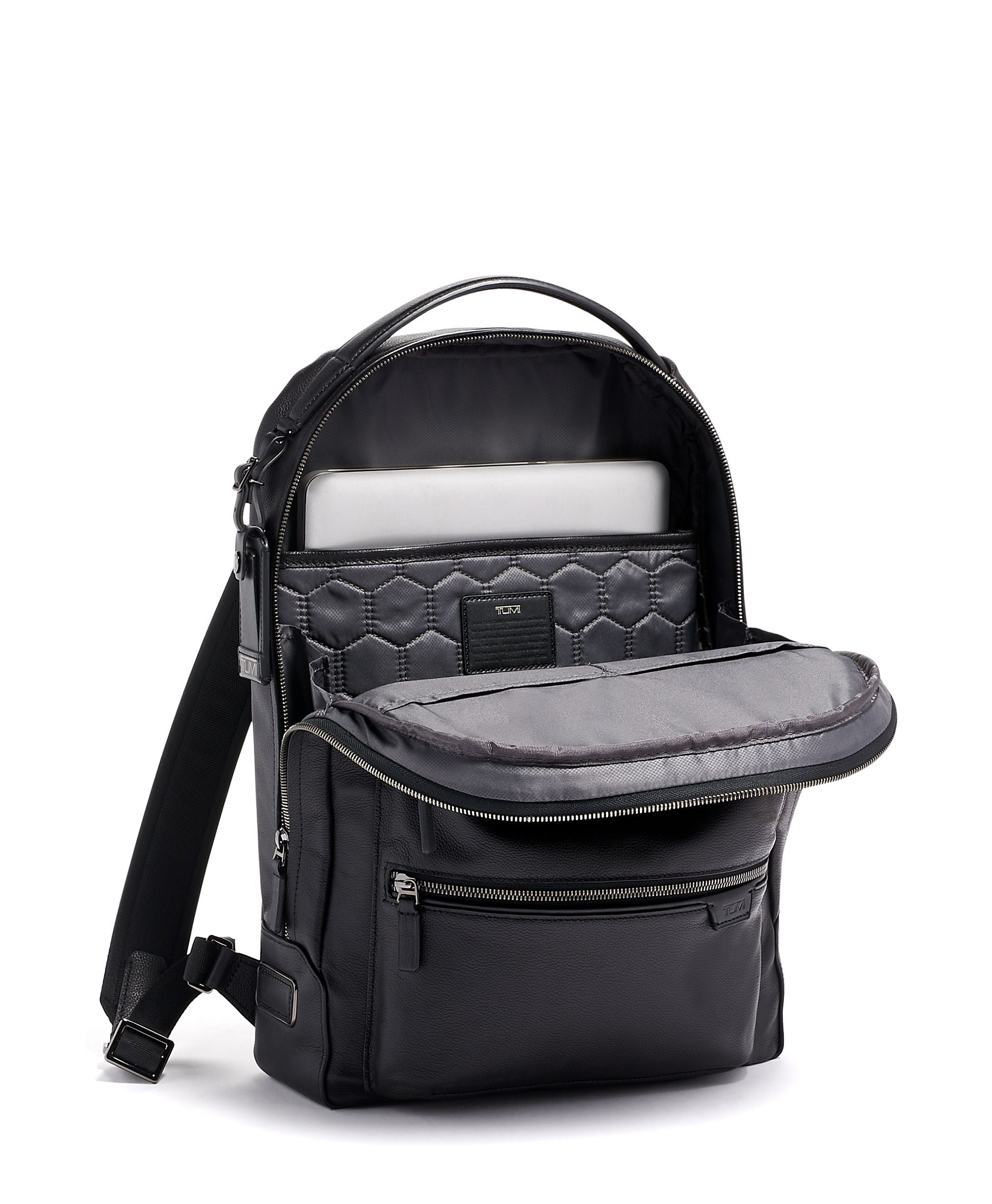 Tumi Harrison Bradner Leather Backpack - Premium Business & Travel Laptop Backpack for Men & Women - Perfect for Office, Commute & Airplane Carry-On
