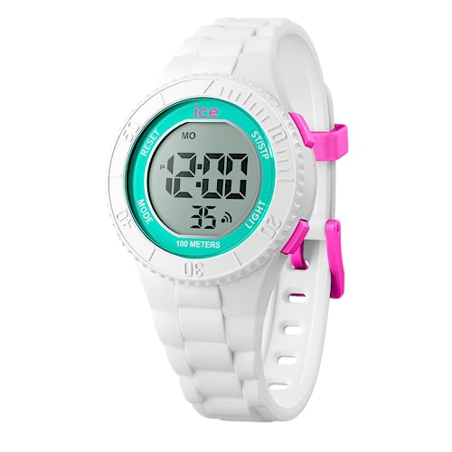 White (Turquoise/Pink)