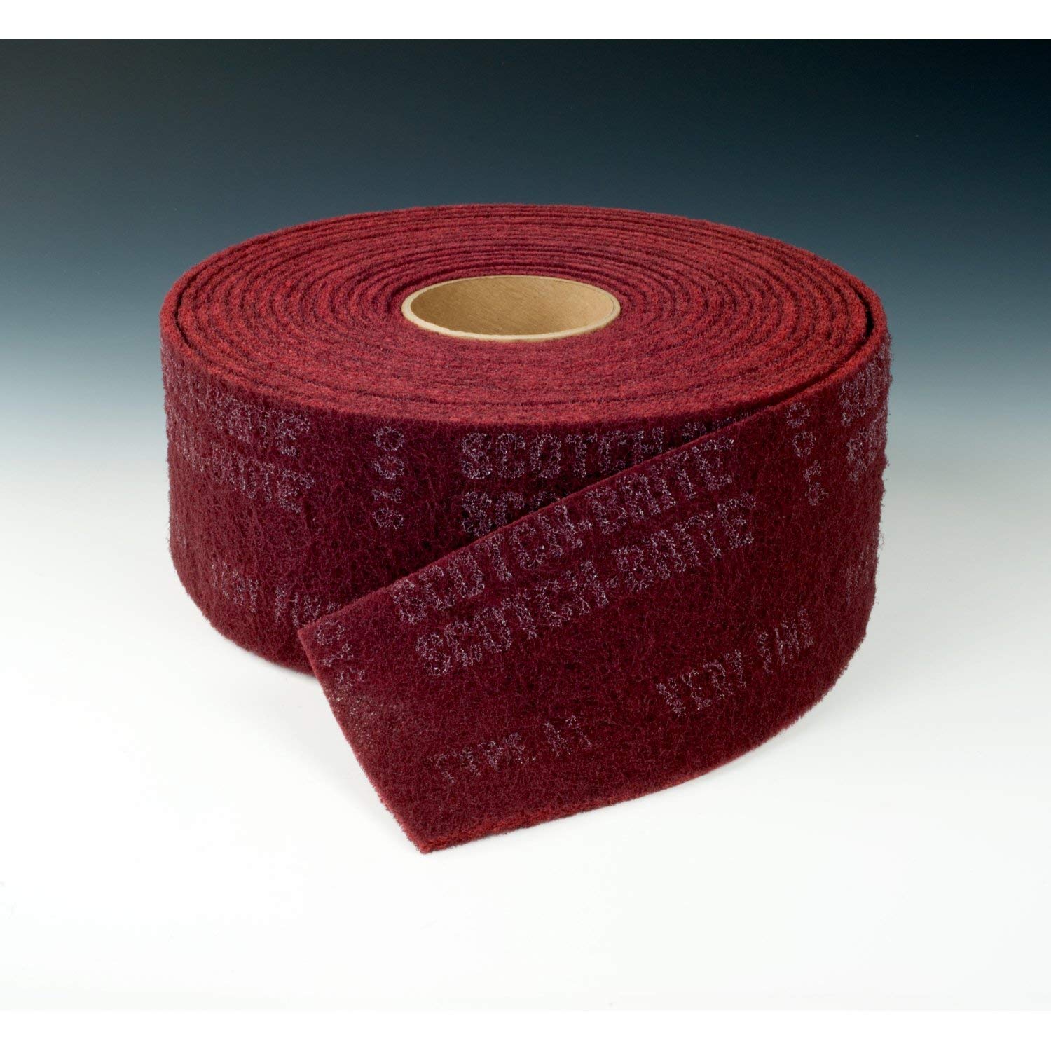 Scotch-Brite Light Deburring Roll - Very Fine Grit Aluminum Oxide Abrasive - 6