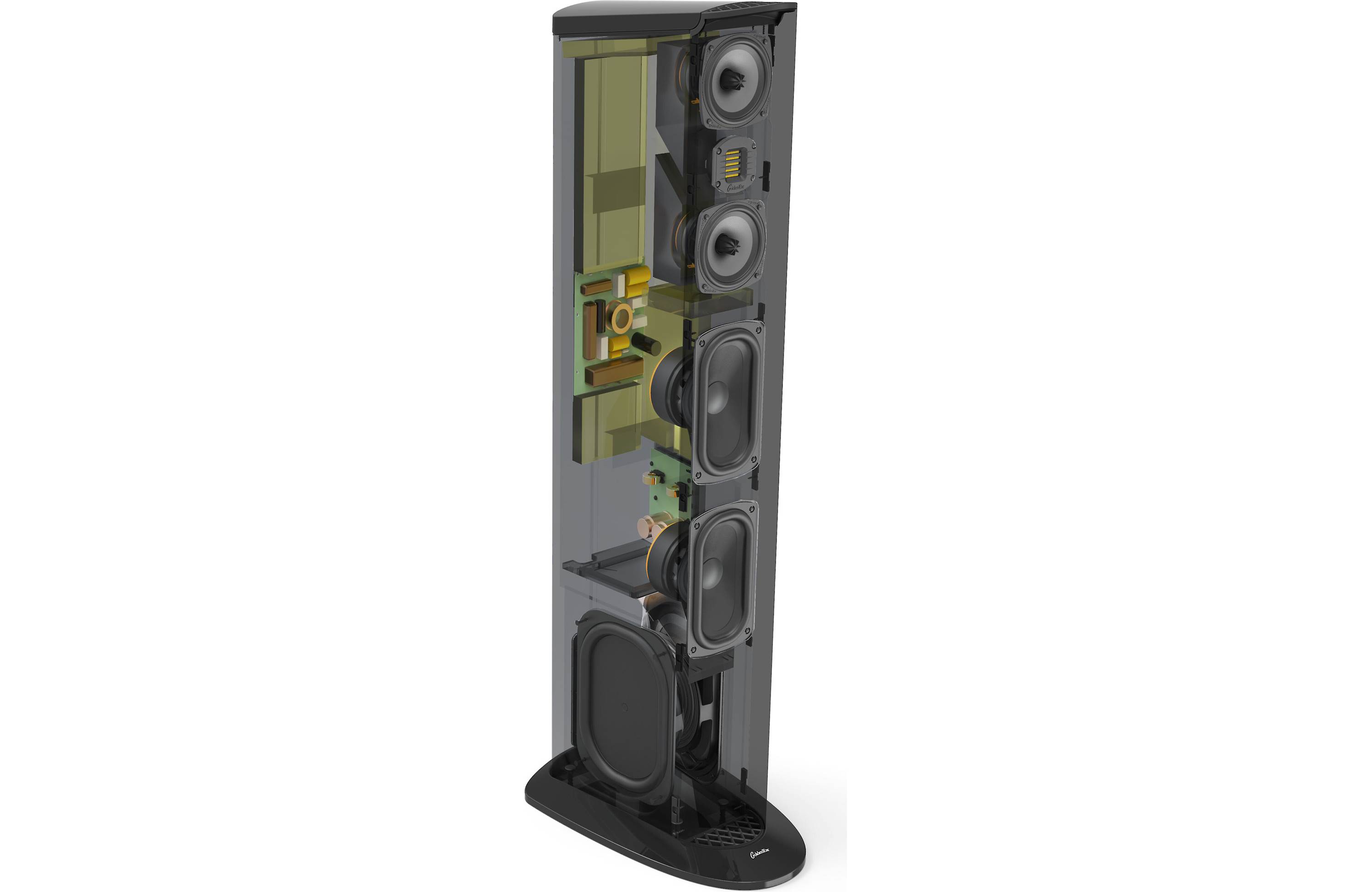 GoldenEar Triton Two+ Floorstanding Tower Speakers with Built-In 1200W Powered Subwoofer - High-End Audio System for Home Theater & Music Listening (Pair)