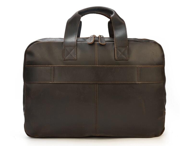 Premium Brown Leather Duffle Bag for Men - Stylish & Durable Travel Gym Sports Weekender Bag for Business Trips, Gym, and Outdoor Adventures