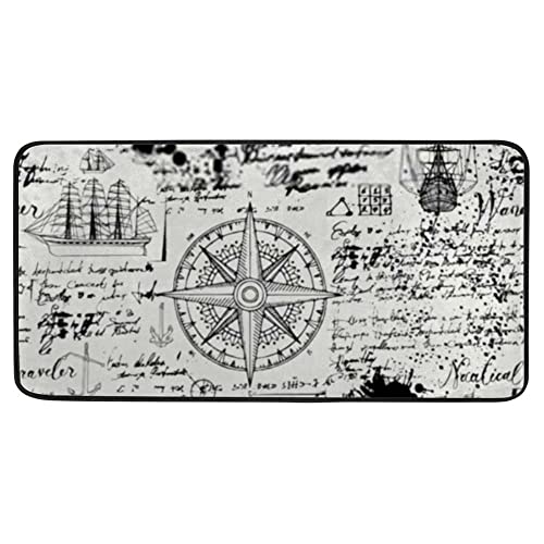 Abstract Vintage Style Pattern Black
