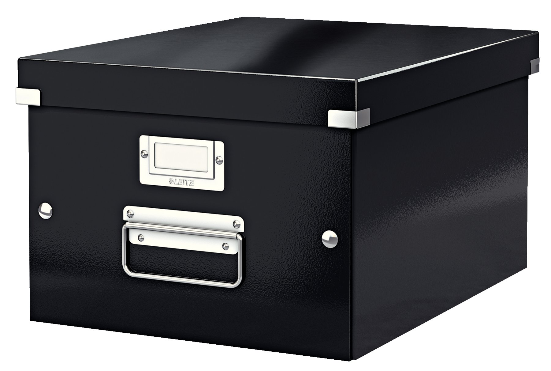 Leitz A5 Storage Box - Small Black Organizer for Office, Home & School | Click & Store Range 60430001 | Perfect for Files, Documents & Stationery