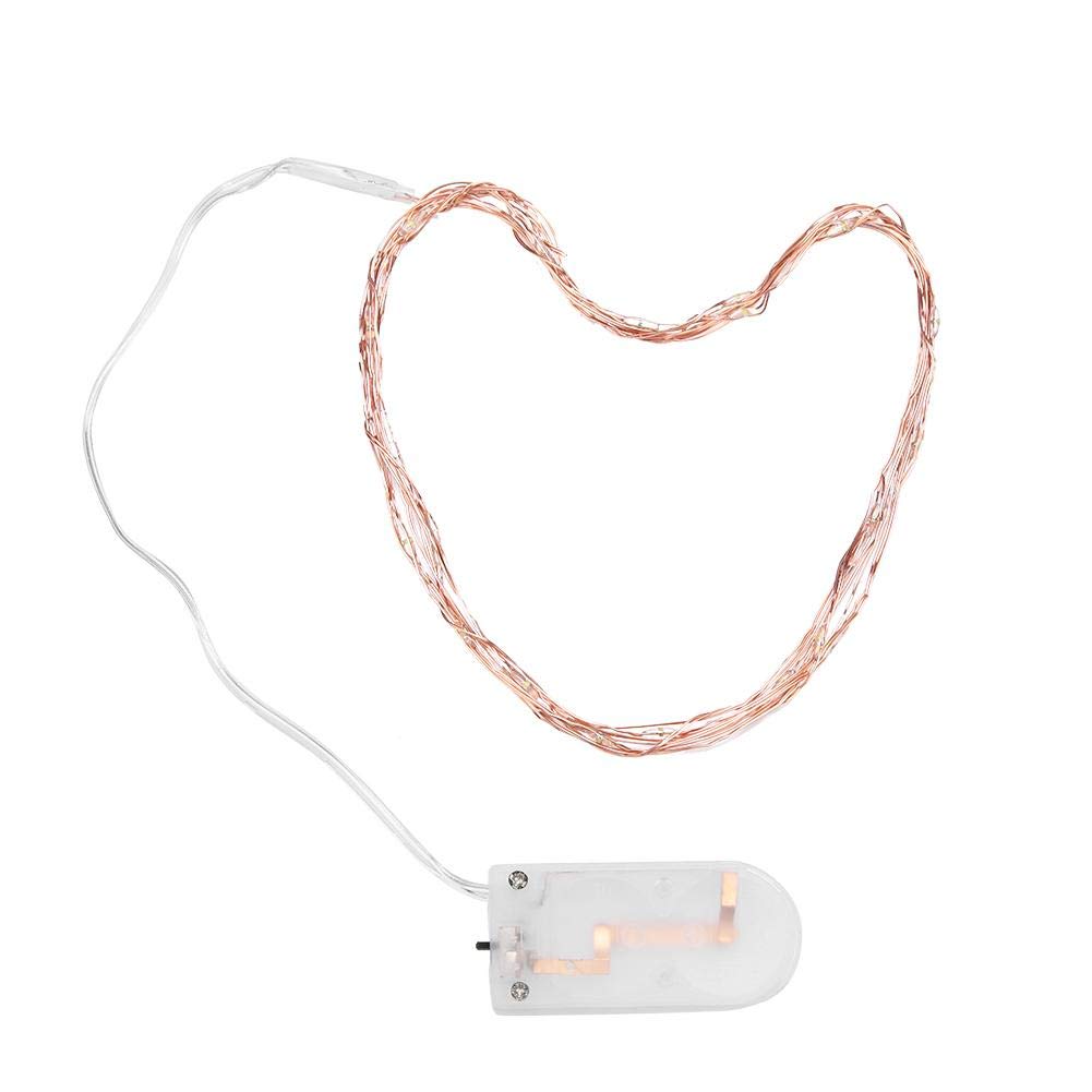 Jiawu LED String Lights - 5m 50 LED Colorful Fairy Lights for Home Decor, Bedroom, Wedding, Party, Christmas Tree, Garden, Shopping Center Indoor Decoration