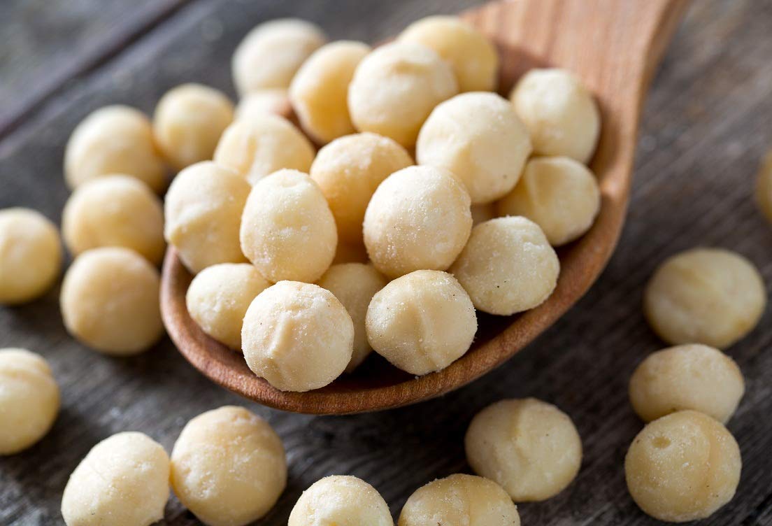 Bulk Raw Macadamia Nuts (5 lbs) - Unsalted, Gluten-Free, No Artificial Colors, Flavors or Preservatives - Wholesale Commercial Food Supply - Perfect for Baking, Snacking & Healthy Recipes