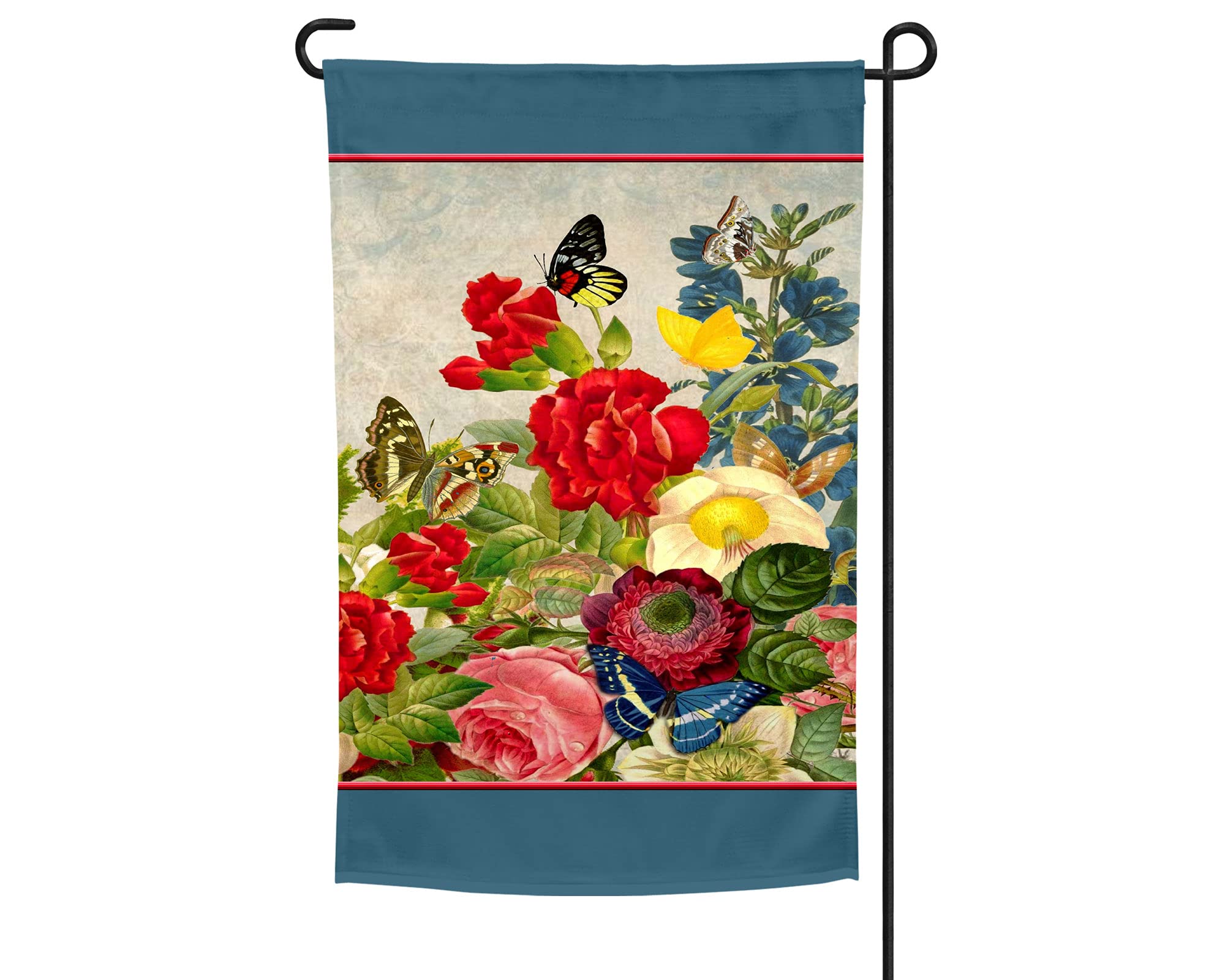 Butterfly Garden Flag - Colorful Outdoor Decorative Flag for Spring & Summer - Perfect for Patio, Yard, and Garden Decor | Weather-Resistant & Vibrant Design