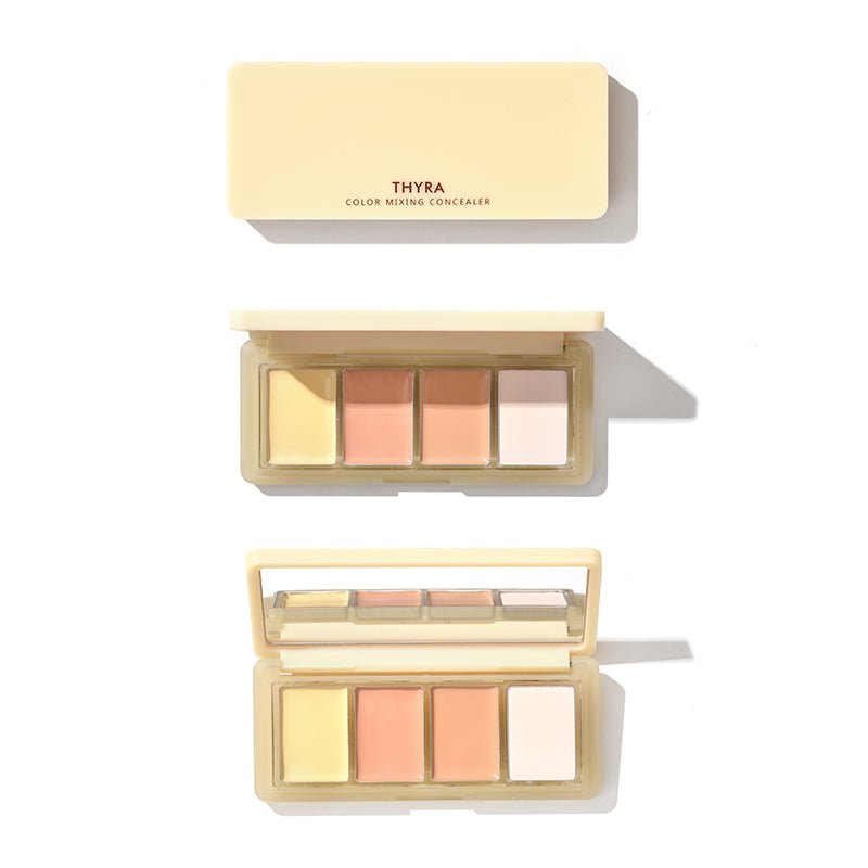 THYRA COLOR MIXING CONCEALER - Full Coverage Liquid Makeup for Dark Circles & Blemishes - Perfect for Everyday Makeup & Professional Contouring