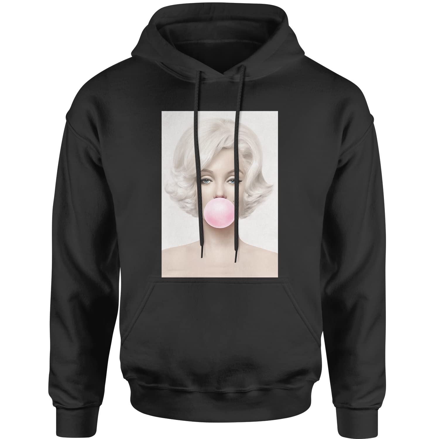 Marilyn Monroe Pink Hoodie - Unisex Bubble Gum Sweatshirt for Casual Wear