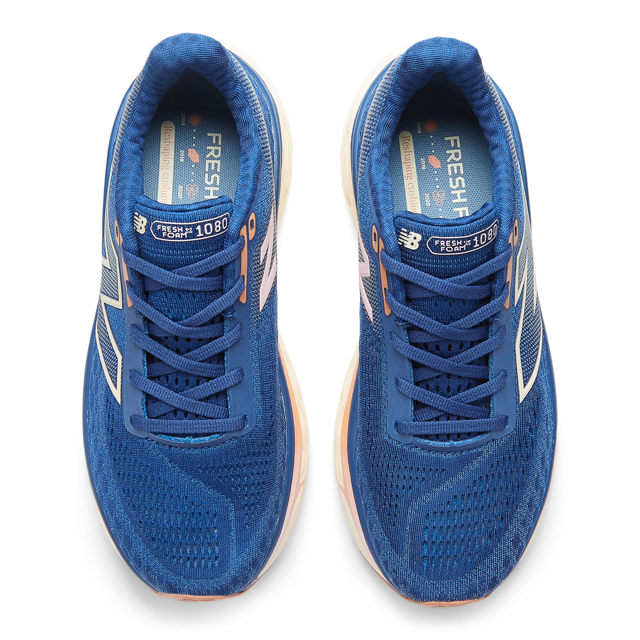 New Balance Women's Fresh Foam X 1080 v14 Running Shoes - Inkwell/Calcium/Copper - Lightweight Cushioned Sneakers for Jogging, Gym Workouts & Everyday Comfort