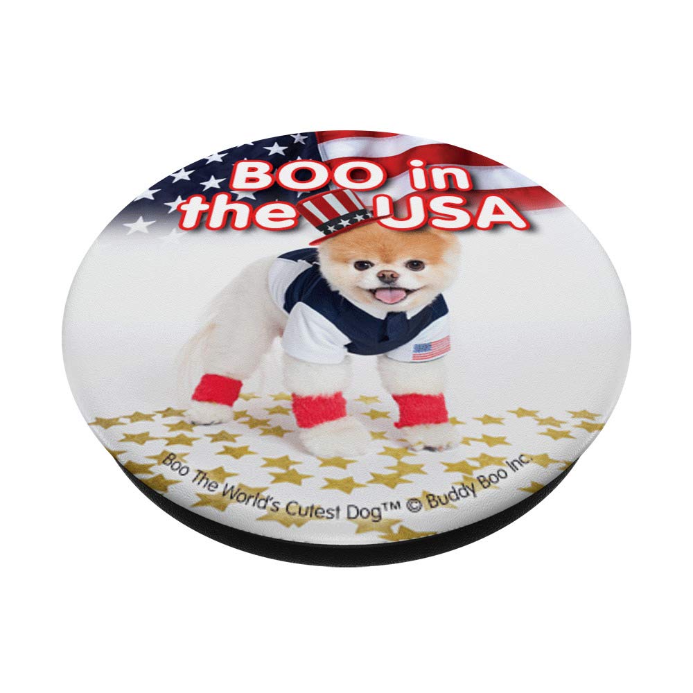 Boo In The USA - Cell Phone Grip & Stand with Hand Holder Knob 6867 | Anti-Slip Phone Accessory for One-Hand Use, Perfect for Commuting, Gaming, and Taking Selfies