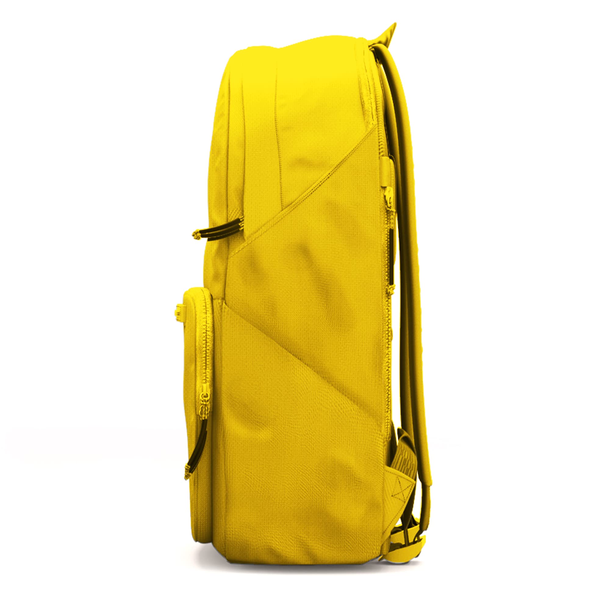 BREVITE The Backpack - 18L Stylish Travel Backpack with Laptop Compartment | Lightweight & Spacious Daypack for Work, School & Commuting | Water-Resistant Casual Backpack for Men & Women (Yellow)