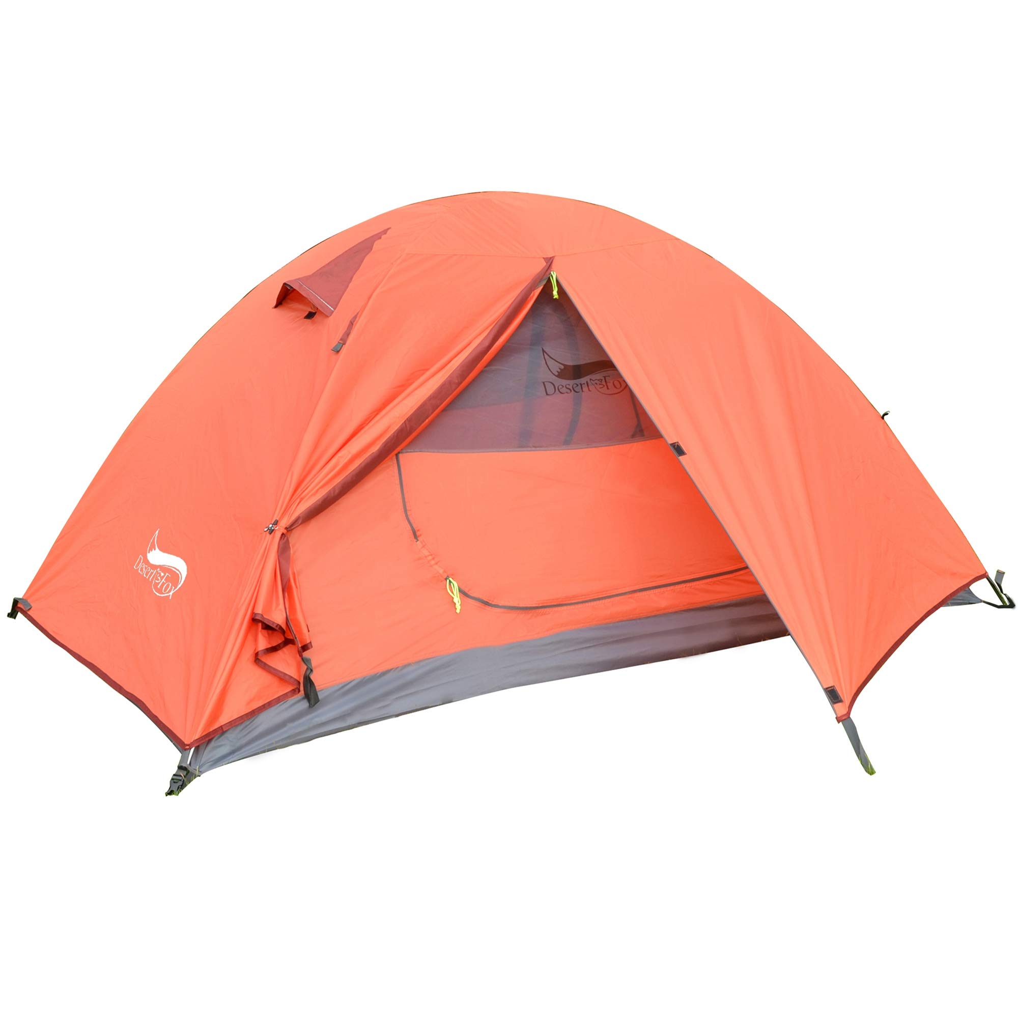 Lustar Lightweight 1-3 Person Backpacking Tent - Double Waterproof, Portable Aluminum Pole Camping Tent for Hiking, Travel & Outdoor Adventures
