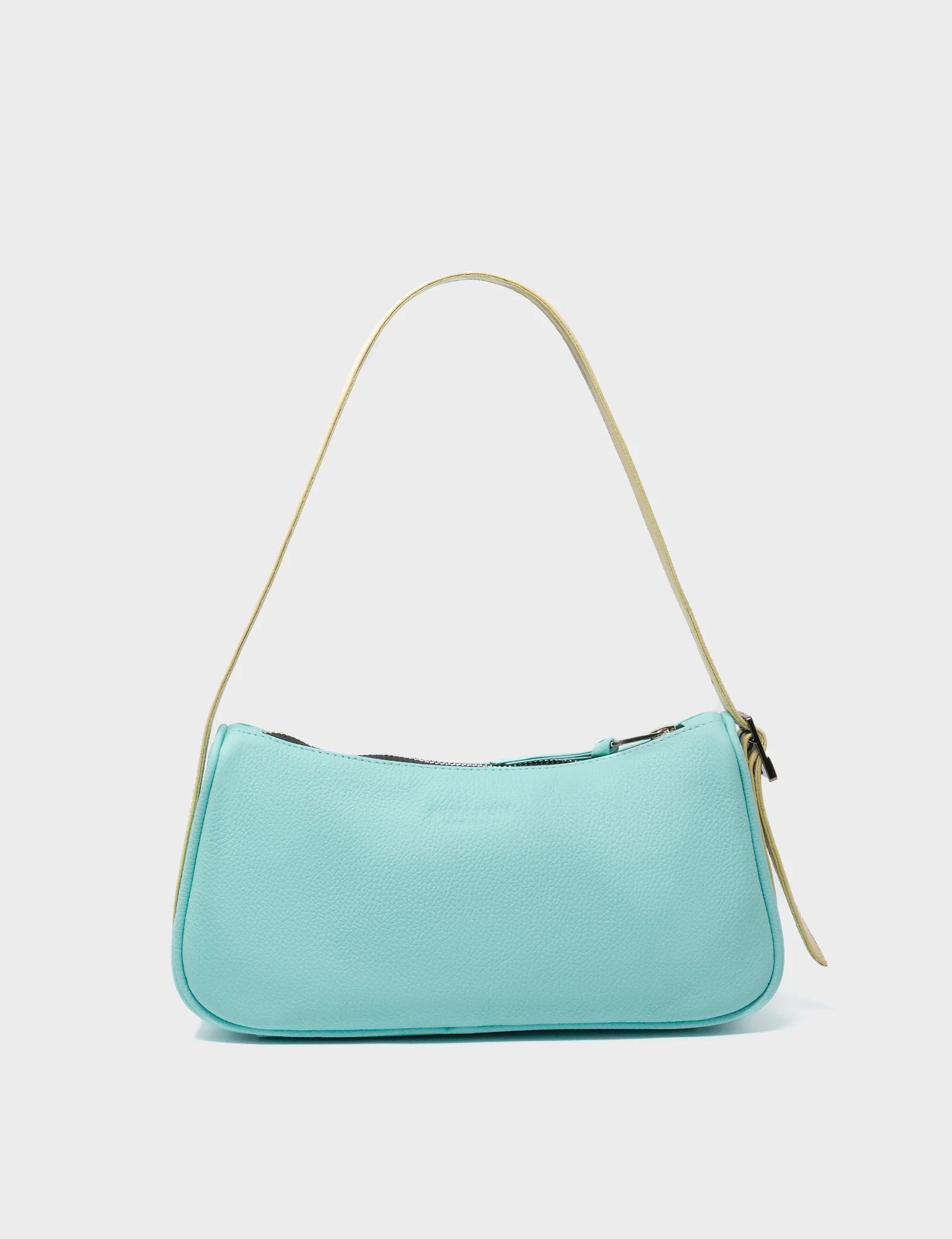 Lucas Hobo Mini Handbag in Water Ballet Blue with Happy Clouds Design - Perfect for Casual Outings, Travel, and Everyday Use
