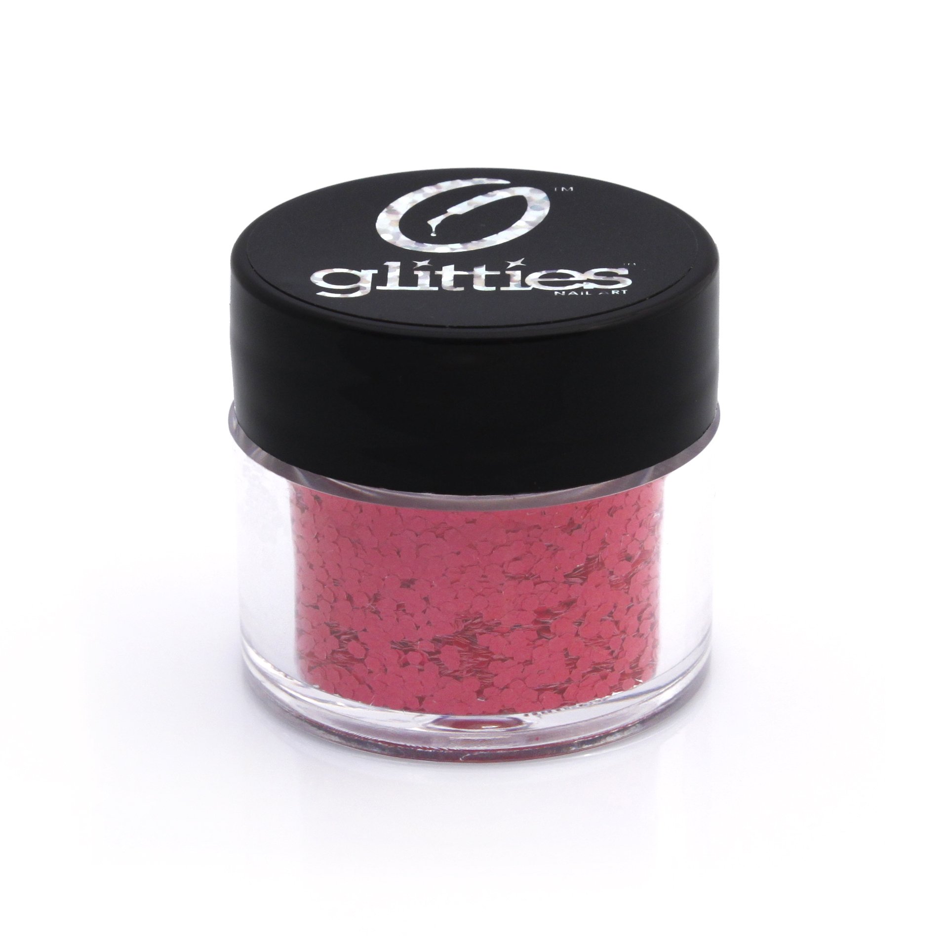 Vibrant Pink Opaque Hexagon Glitter for Nails (.040