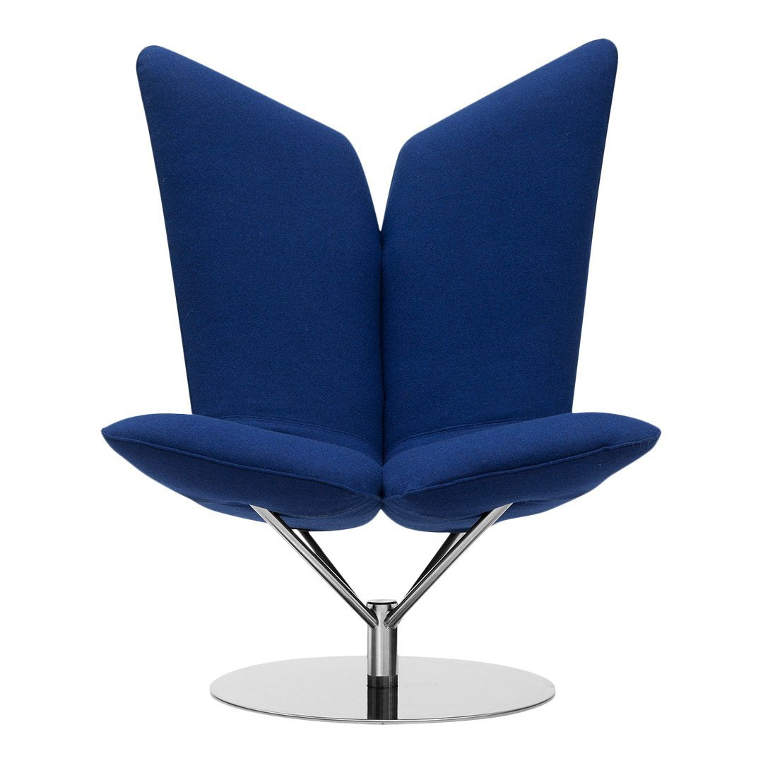 Busk Hertzog Angel Chair - Modern Lounge Chairs with Softline Comfort for Living Room, Bedroom & Patio Relaxation