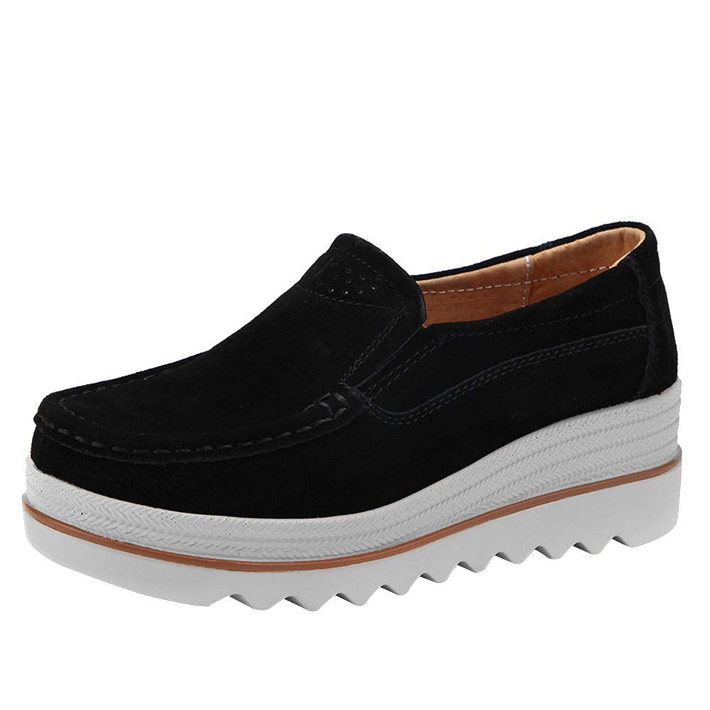 Vermers Women's Leather Moccasin Flats - Comfortable Casual Sneakers & Loafers for Women | Perfect for Walking, Office Wear & Everyday Fashion