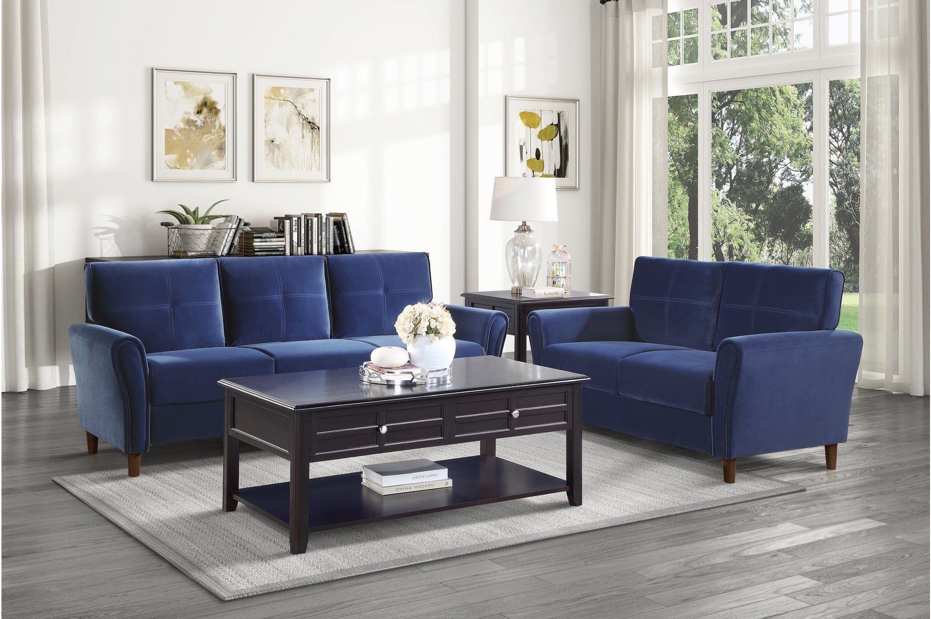 Blue Seating Dunleith Collection - Premium Upholstered Furniture for Living Room, Dining Room & Office - Modern Comfort & Style for Home Decor