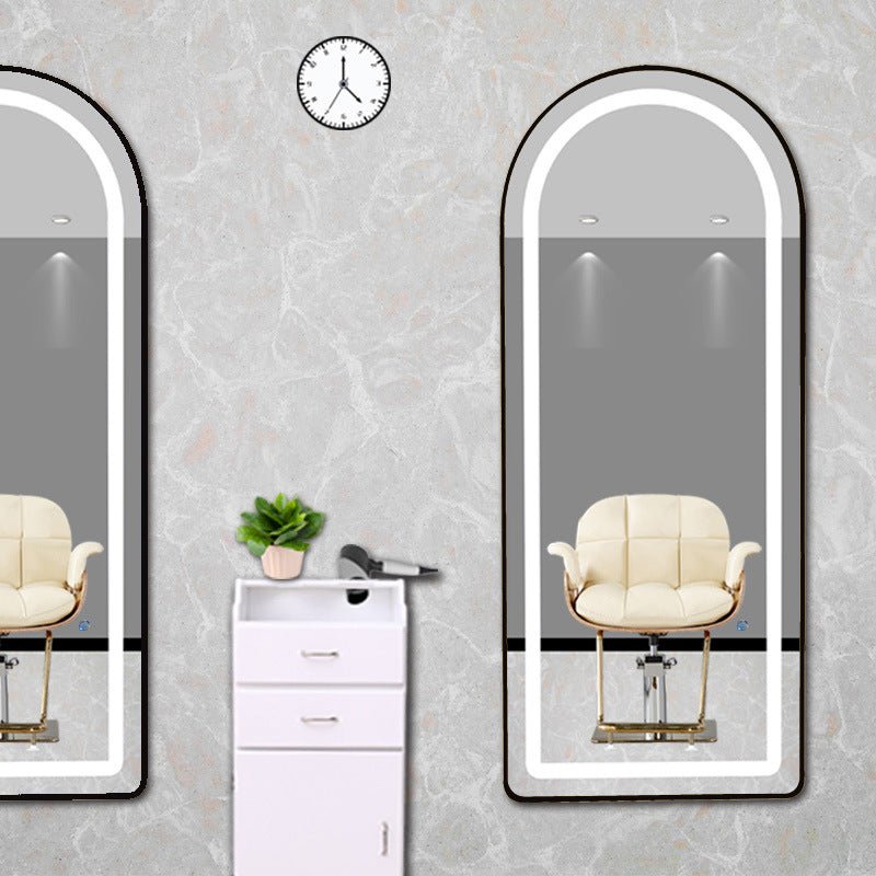 Collins Arch LED Salon Mirror - Professional Vanity Mirror with Adjustable Brightness for Makeup & Hairstyling | Perfect for Home, Salon, and Photography Studios (Fragile, Pick Up Only)