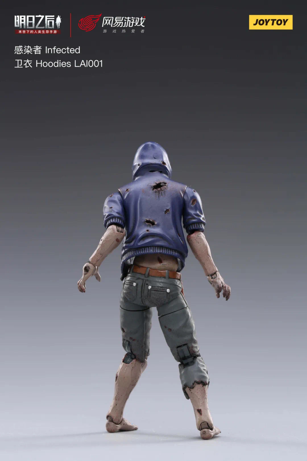 1/18 JOYTOY 3.75 Inch Zombie Action Figure - Life After Infected Person Collectible Model for Horror Displays & Post-Apocalyptic Dioramas