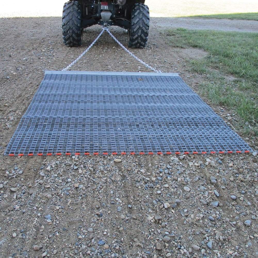 Yard Tuff Zinc and Steel Field Surface Leveling Drag Mat - Heavy Duty Landscape Leveling Tool for Sports Fields, Arenas, and Pastures