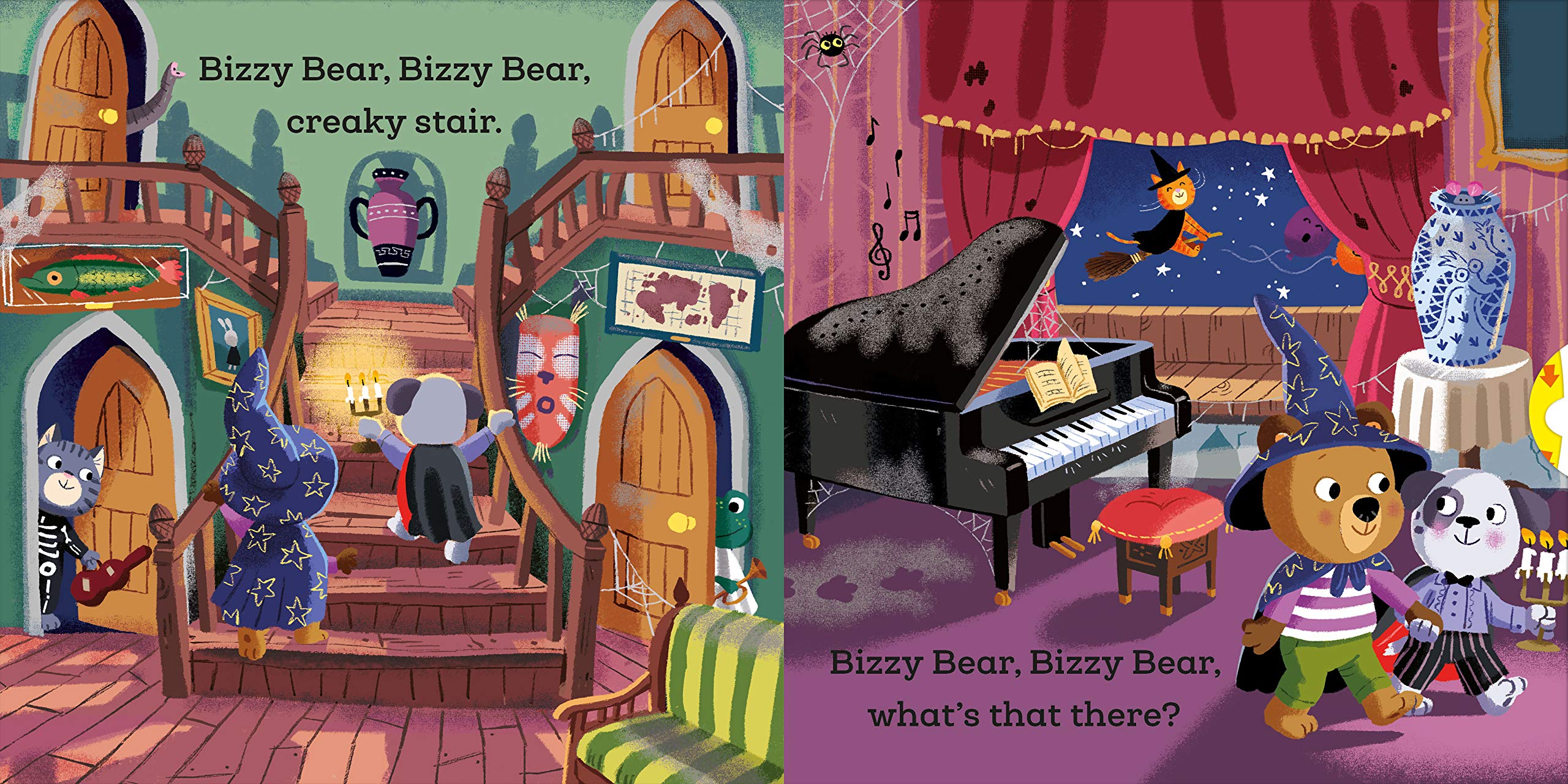Bizzy Bear: Spooky House - Interactive Halloween Lift-the-Flap Board Book for Kids | Perfect for Preschool Learning & Bedtime Storytelling
