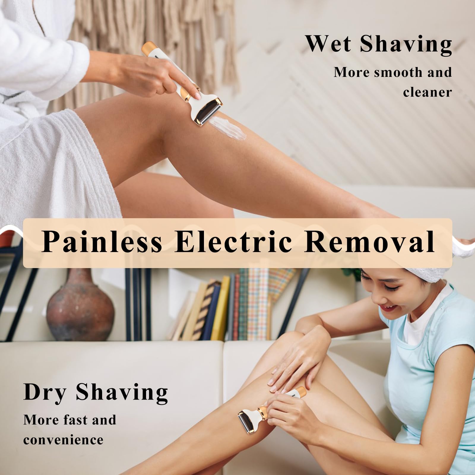 Best Cordless Electric Razor for Women & Men - Rechargeable Wet/Dry Shaver for Smooth Skin - Perfect for Travel, Gym & Daily Use