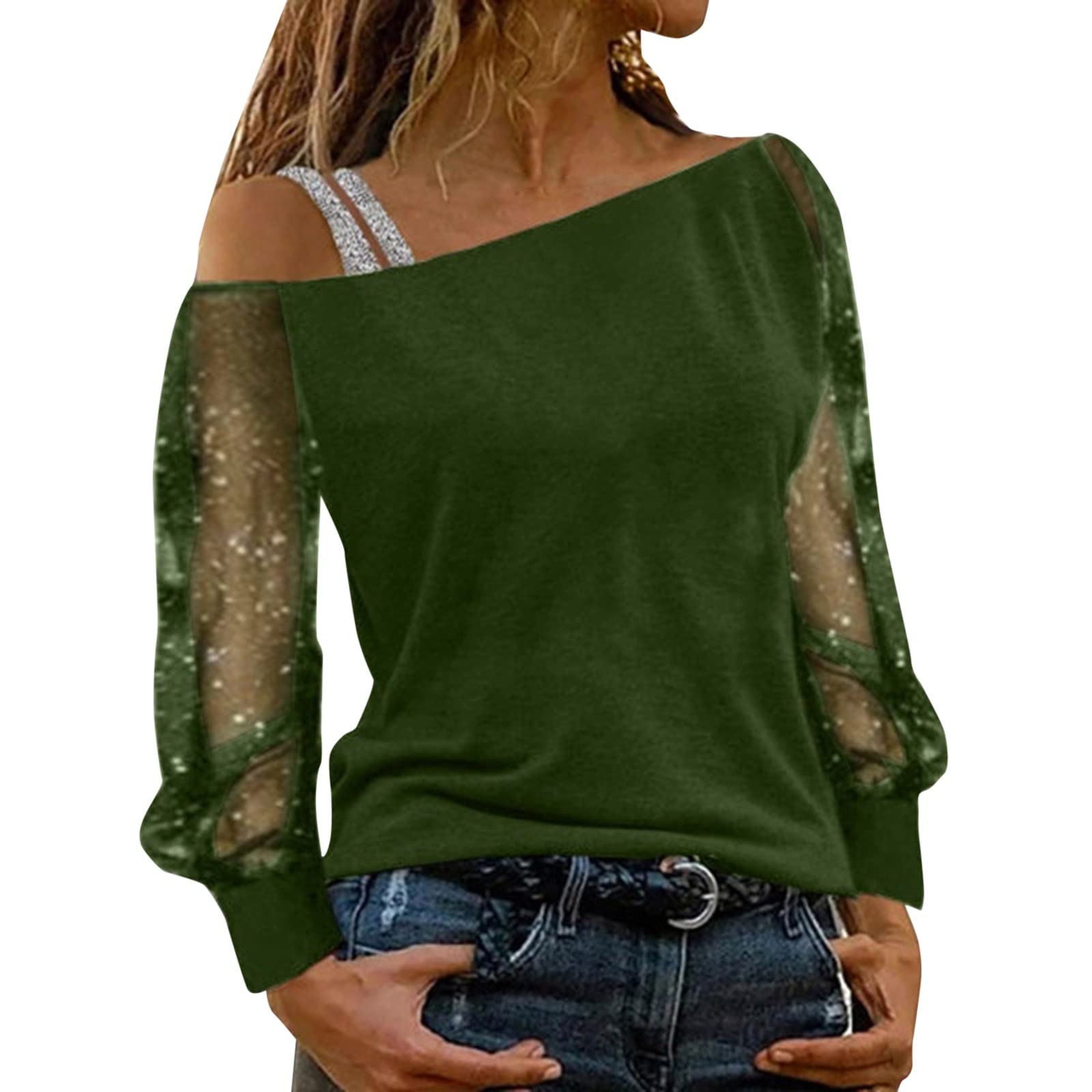 Women's Workout Tank Tops & Summer Tunic Blouses - Fashionable Off Shoulder T-Shirts for Yoga, Gym & Casual Wear | 2022 Trendy Styles