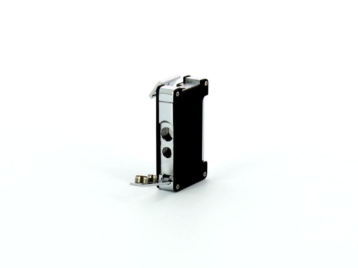 Jet Flame Lighter - Refillable Butane Torch Lighter (Black) - Perfect for Cigars, Candles, Camping & Outdoor Use