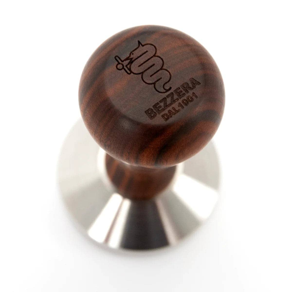 Premium Bezzera Rosewood Handle Espresso Tamper 58mm - Perfect for Home Baristas & Coffee Shops