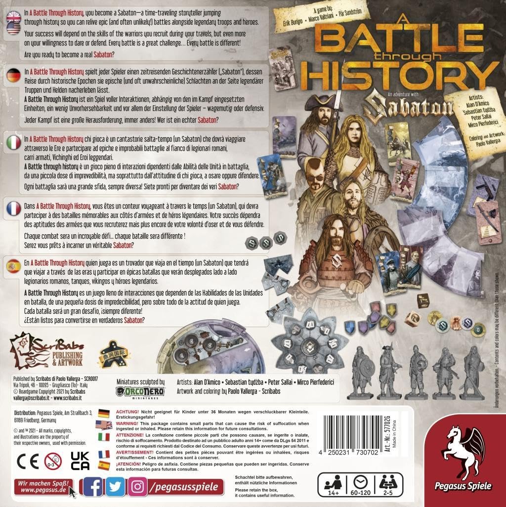 Pegasus Spiele Historical Strategy Board Game for 2-5 Players | Family & Adult Game Night | 60-120 Min Playtime | Ages 14+ | English Version | Perfect for History Lovers & Game Nights
