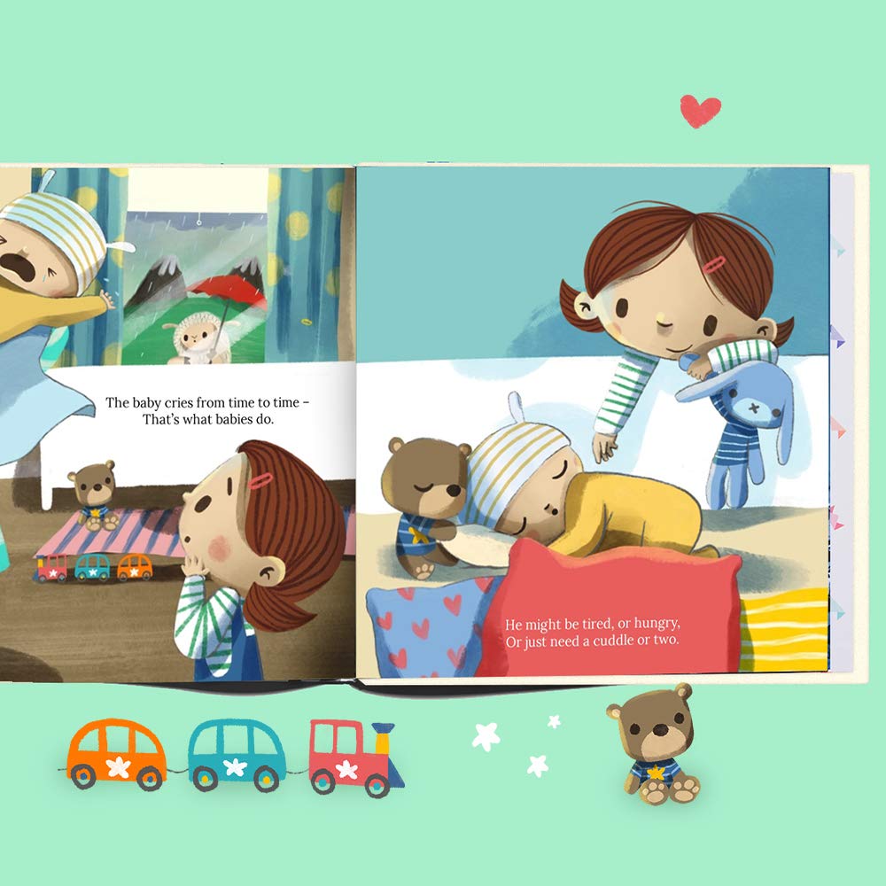 Personalized Big Sister/Big Brother Book - Custom Sibling Story Gift for Kids - Wonderbly Softcover - Perfect for Welcoming New Baby & Sibling Bonding