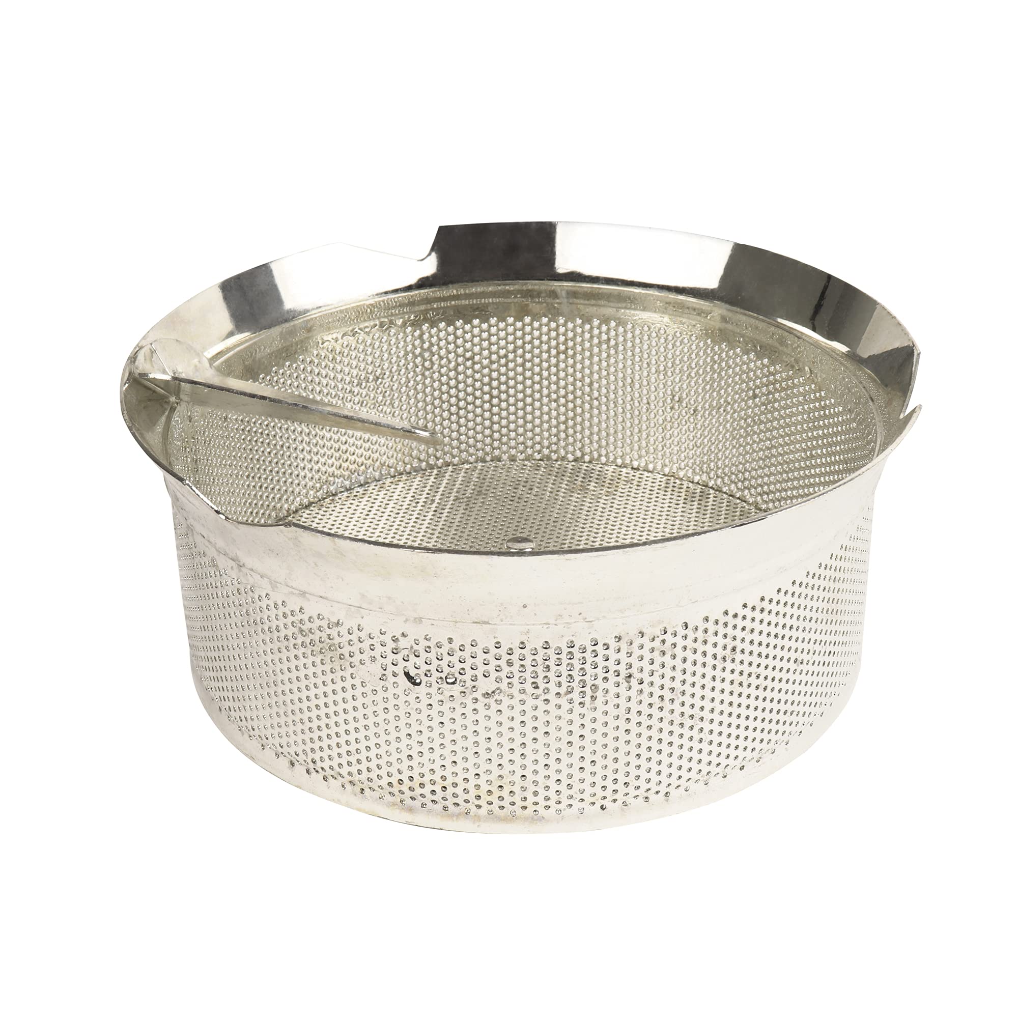 Tinned Replacement Grid/Grill/Sieve for M5 8-Qt Mouli Mill - 1.5mm Holes | Perfect for Food Processing, Pureeing Vegetables & Making Homemade Baby Food