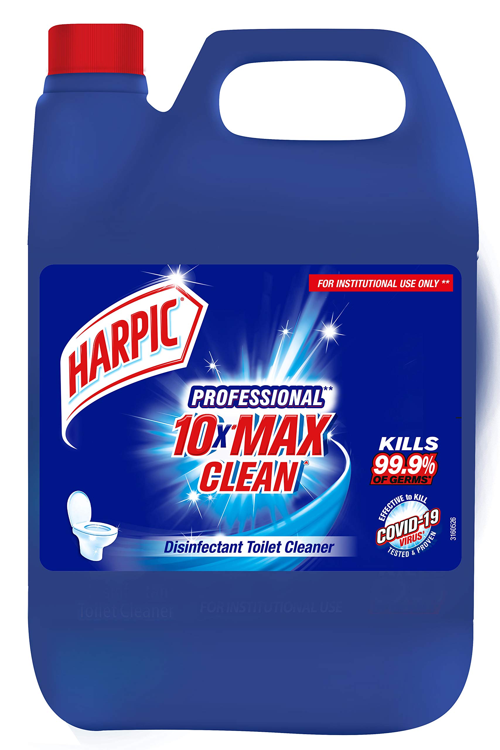 Harpic Toilet Cleaner 5L - Powerful Bathroom Cleaning Solution for Stains & Germs | Ideal for Homes, Hotels & Restrooms