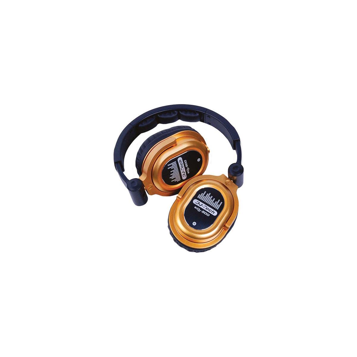 Professional DJ Headphones - DJ Tech EDJ-500 Chris Garcia Model with 1/4