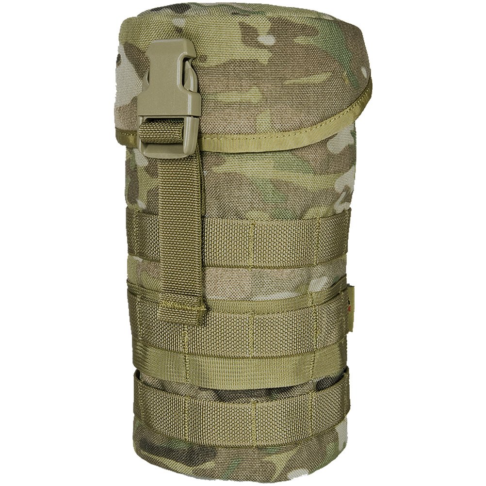 Tactical Vertical Bucket Bag with MultiCam Camouflage - Durable & Stylish for Outdoor Adventures, Hiking, and Everyday Use