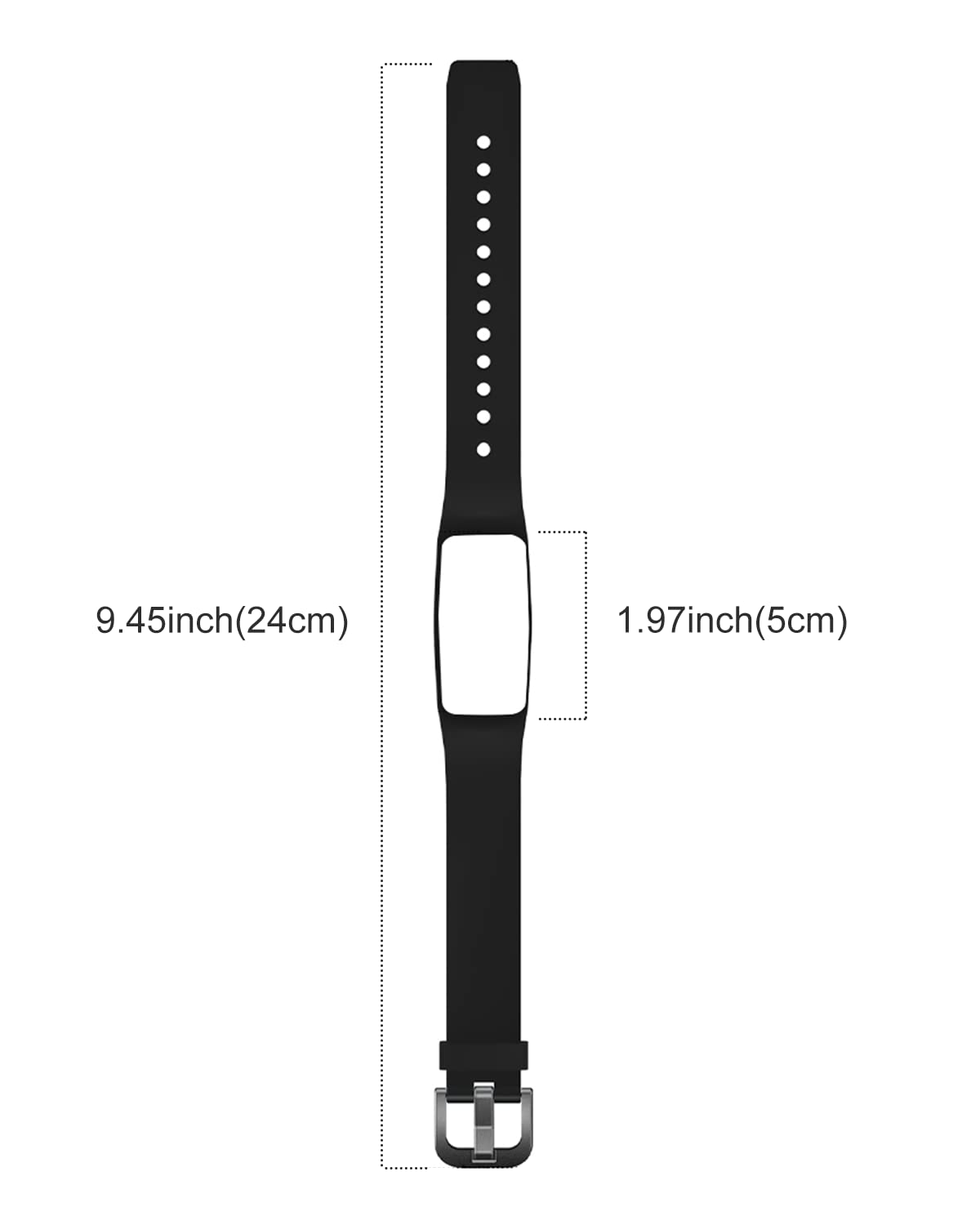 GRV Fitness Tracker Band Replacement Strap for S1 Model - Non-Bluetooth Activity Tracker Wristband - Perfect for Running, Gym Workouts & Daily Health Monitoring