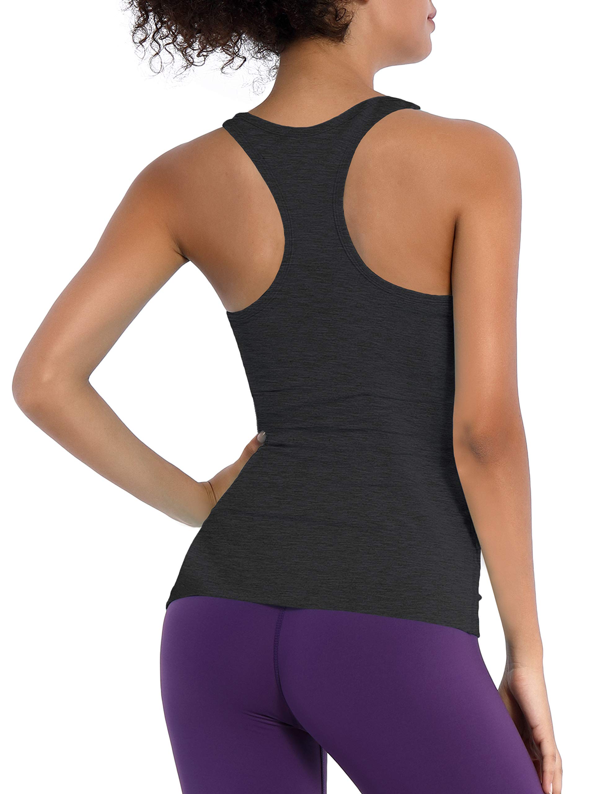 BUBBLELIME Women's Racerback Tank Top - Breathable Cotton Compression Workout Shirt for Yoga, Running & Gym | Stretchy Sleeveless Crop Top for Women | Perfect for Fitness, Sports & Casual Wear