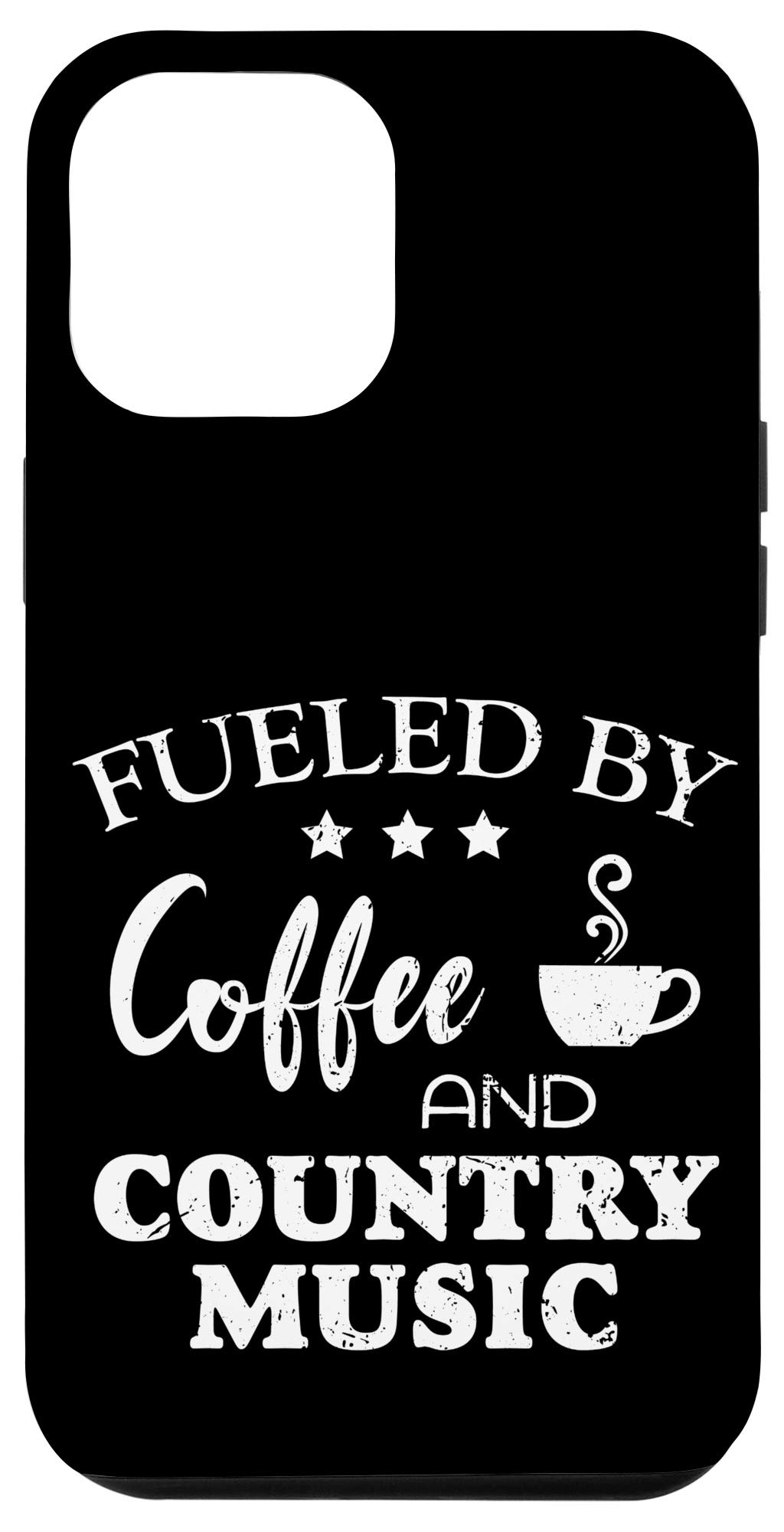 iPhone 12 Pro Max Case - Funny Country Music & Coffee Design - Durable Protective Cover for Country Lovers | Perfect for Concerts, Road Trips & Everyday Use