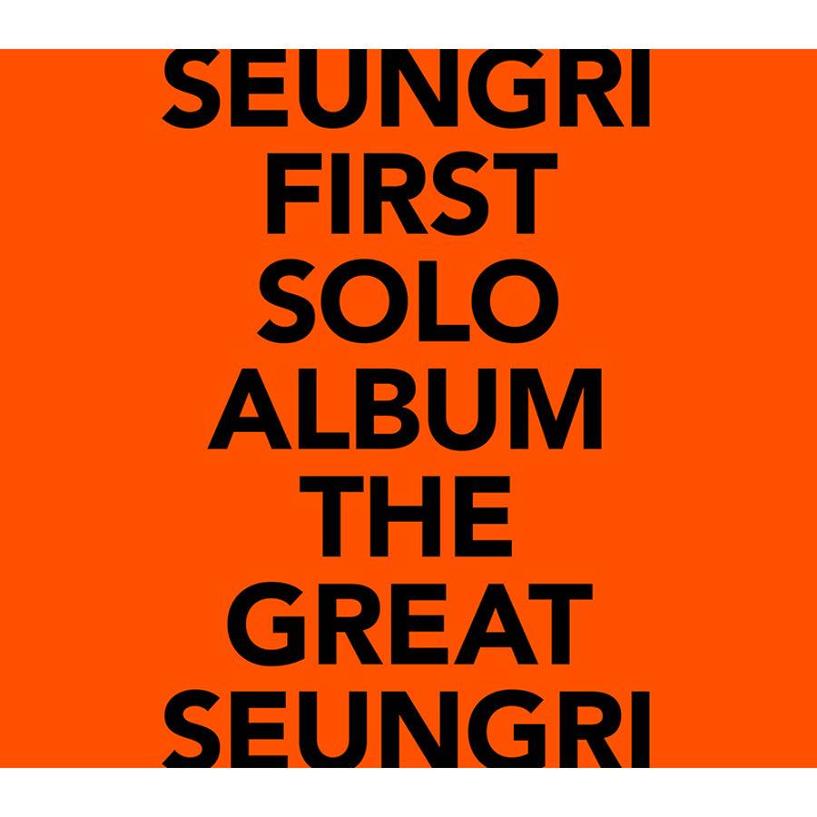 BIGBANG SEUNGRI 1st Solo Album 'THE GREAT SEUNGRI' - K-Pop Music CD for Fans, Collectors & Gift Giving | Perfect for Birthday Presents, K-Pop Collections & Music Enthusiasts