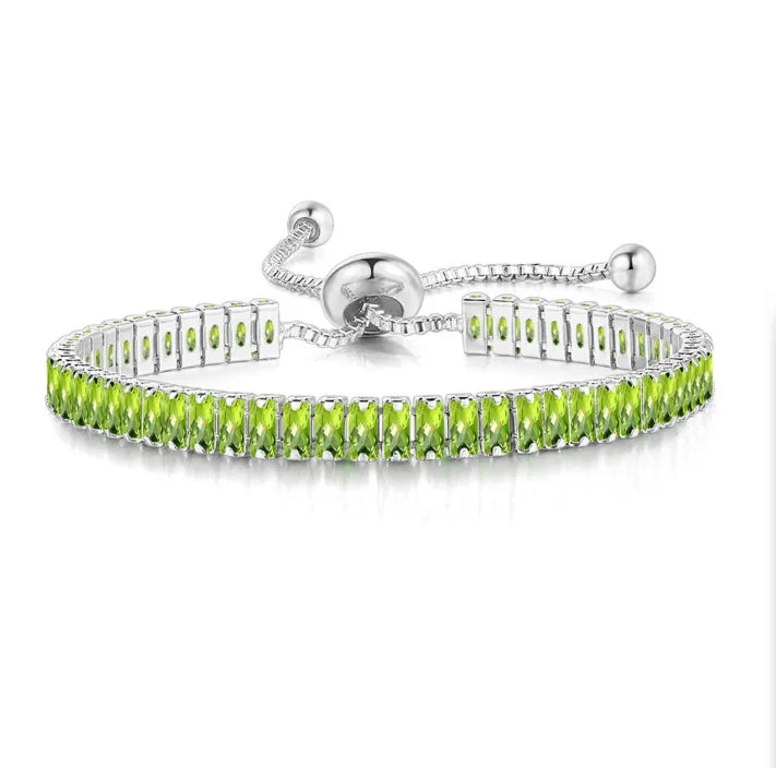 Premium Crystal Tennis Bracelet - Elegant & Sparkling Jewelry for Women | Perfect for Weddings, Parties & Special Occasions